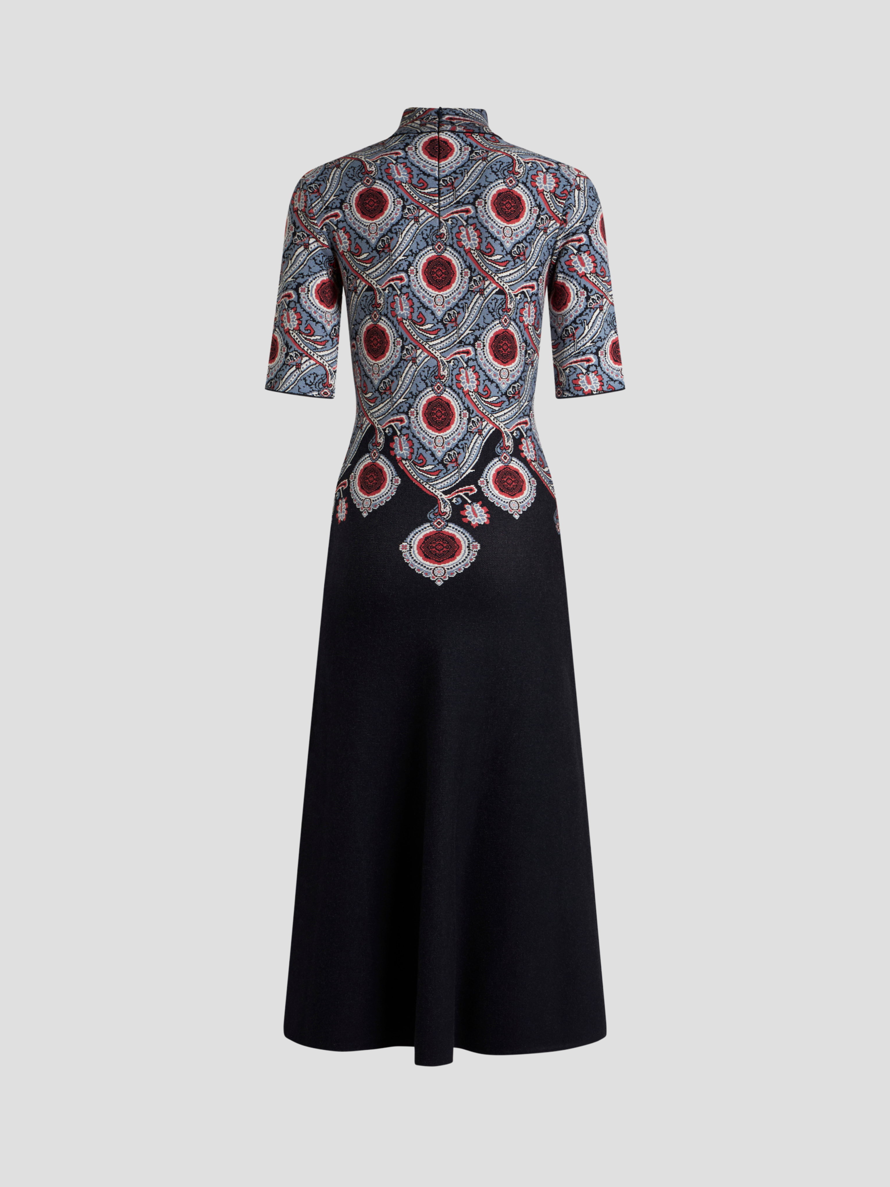 Short Sleeve Knitwear Midi Dress,ETRO,- Fivestory New York