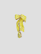 Yellow Canary Bardot Bow Earrings,Anabela Chan,- Fivestory New York