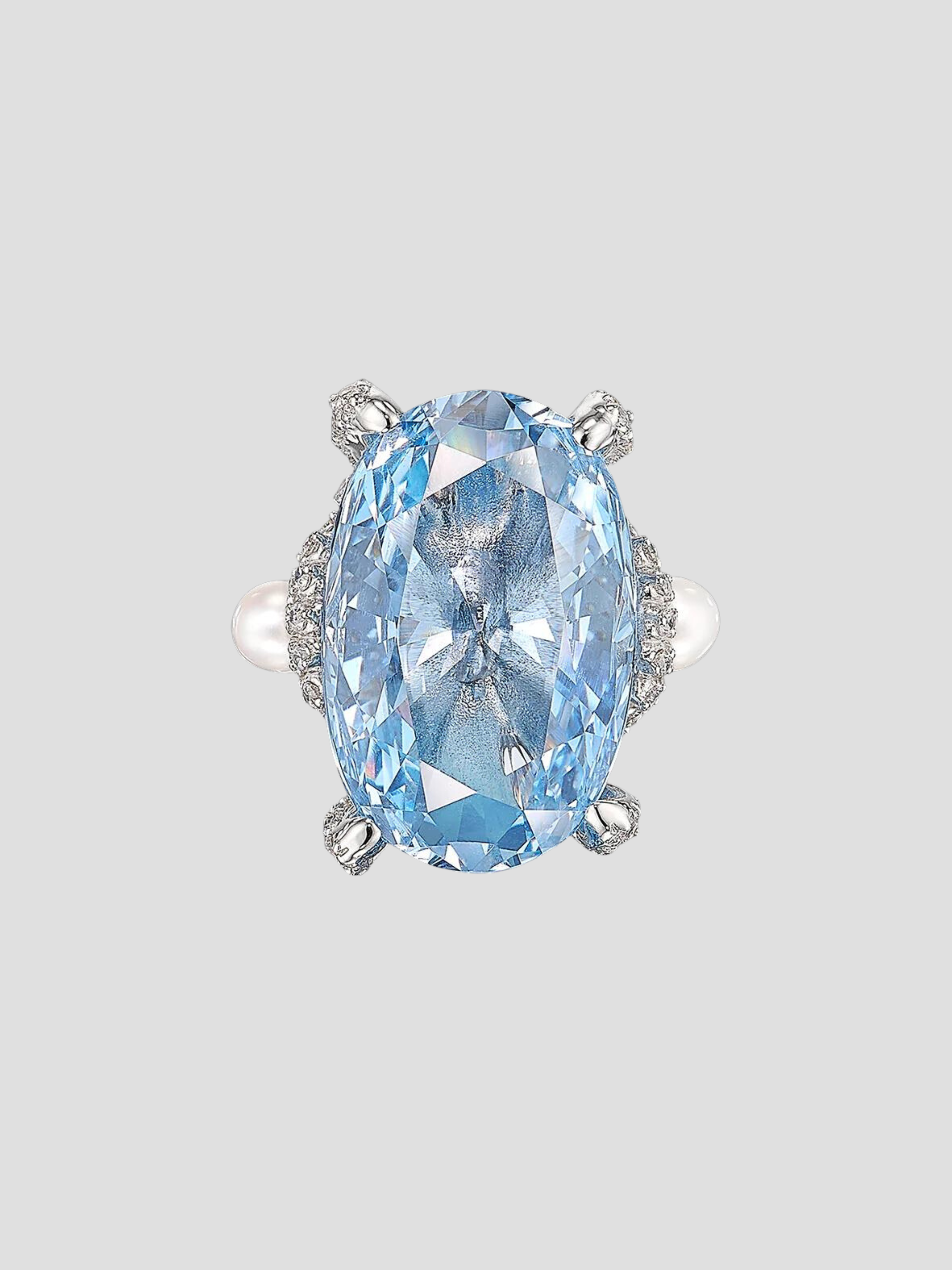 Baby Blue Mermaid Ring,Anabela Chan,- Fivestory New York