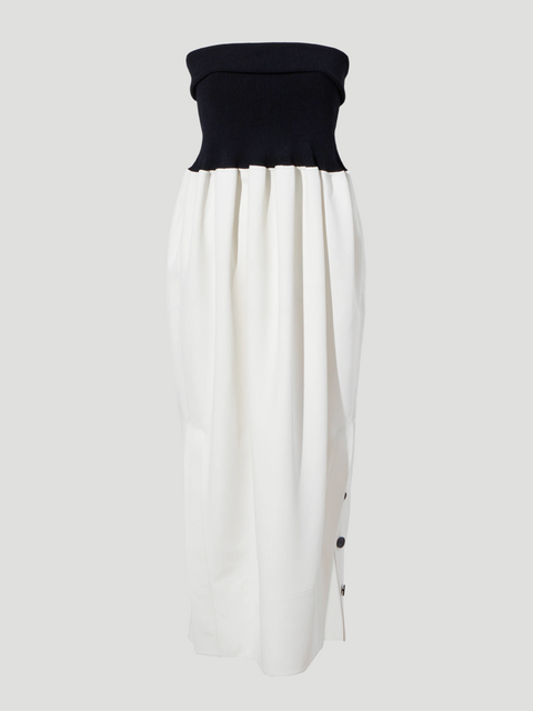 Viscose Crepe Strapless Knit Dress,PROENZA SCHOULER,- Fivestory New York