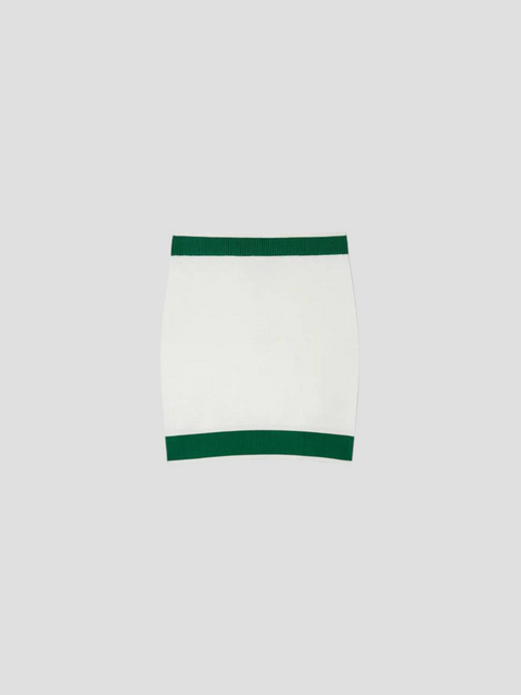 3D Monogram Skirt,CASABLANCA,- Fivestory New York