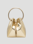 Bon Bon Gold Leather Bucket Top-Handle Bag,Jimmy Choo,- Fivestory New York