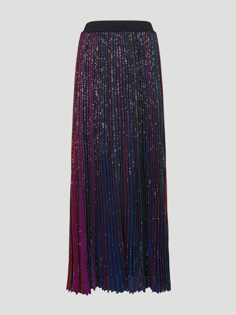 Striped Sequin-Embellished Maxi Skirt,MISSONI,- Fivestory New York