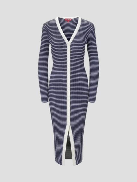 Stripe Shoko Sweater Dress,STAUD,- Fivestory New York