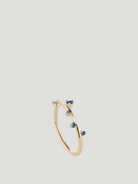 14k Yellow Gold Sapphire Scatter Band,Sophie Ratner,- Fivestory New York