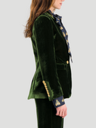 Olive Mila Velvet Jacket,DMN,- Fivestory New York