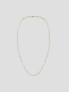 24" Gold Tennis Necklace,elaMariie,- Fivestory New York