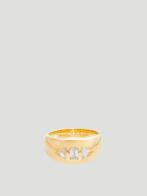 Multi Diamond Bubble Ring,Ali Grace Jewelry,- Fivestory New York