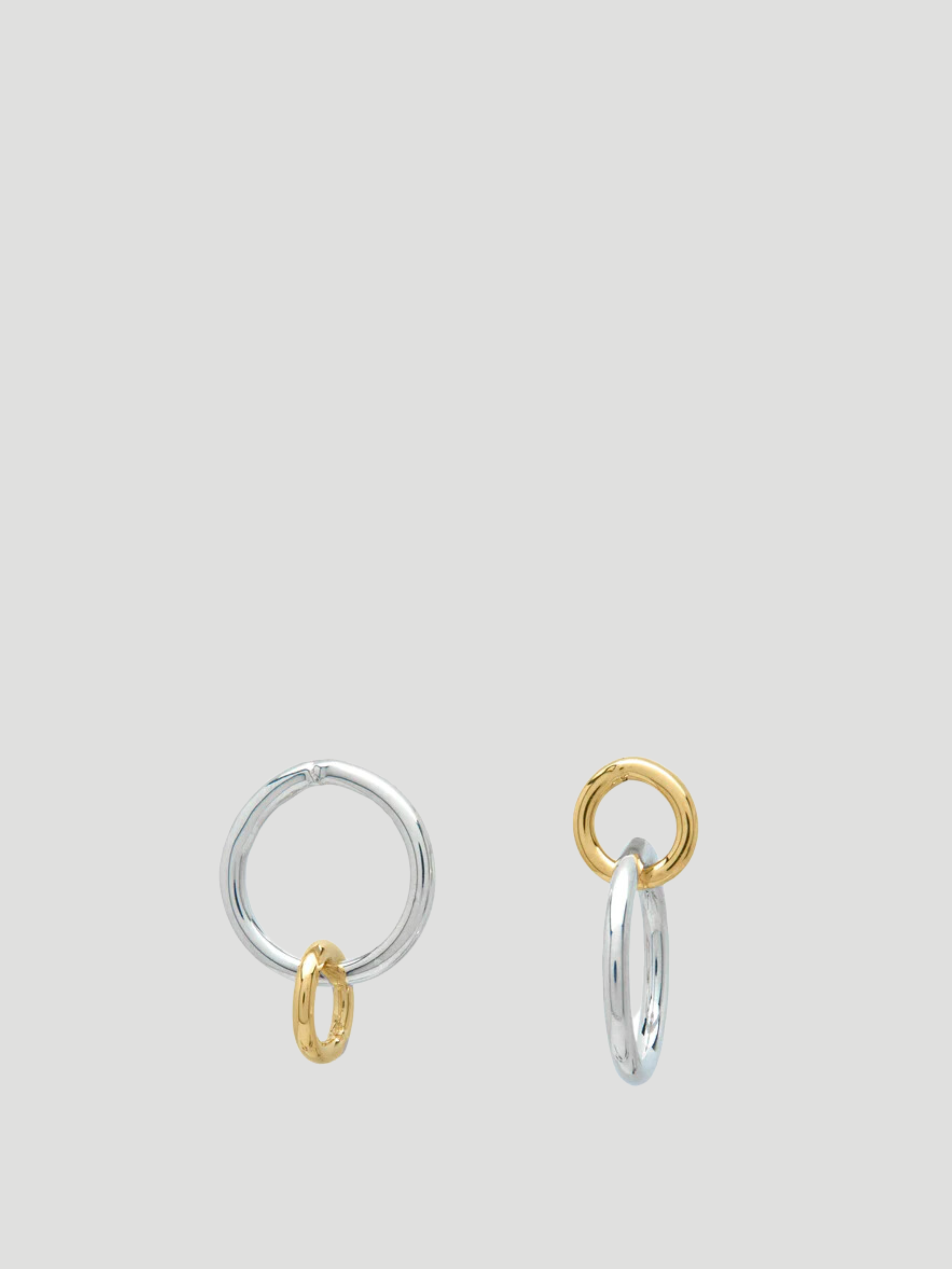 Mismatched Gold & Sterling Silver Hoops,Ali Grace Jewelry,- Fivestory New York