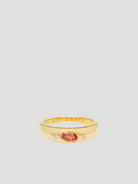 Pink Tourmaline & Diamonds Mini Bubble Ring,Ali Grace Jewelry,- Fivestory New York