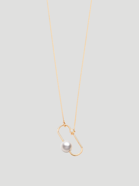 Miro Diamond Pearl Necklace,Hirotaka,- Fivestory New York
