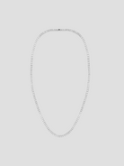 24" Rhodium Tennis Necklace,elaMariie,- Fivestory New York