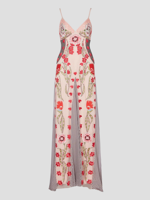Remi Strappy Dress in Blush,Temperley London,- Fivestory New York