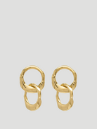 14k Yellow Gold Double ‘Oyster’ Earrings,Ali Grace Jewelry,- Fivestory New York