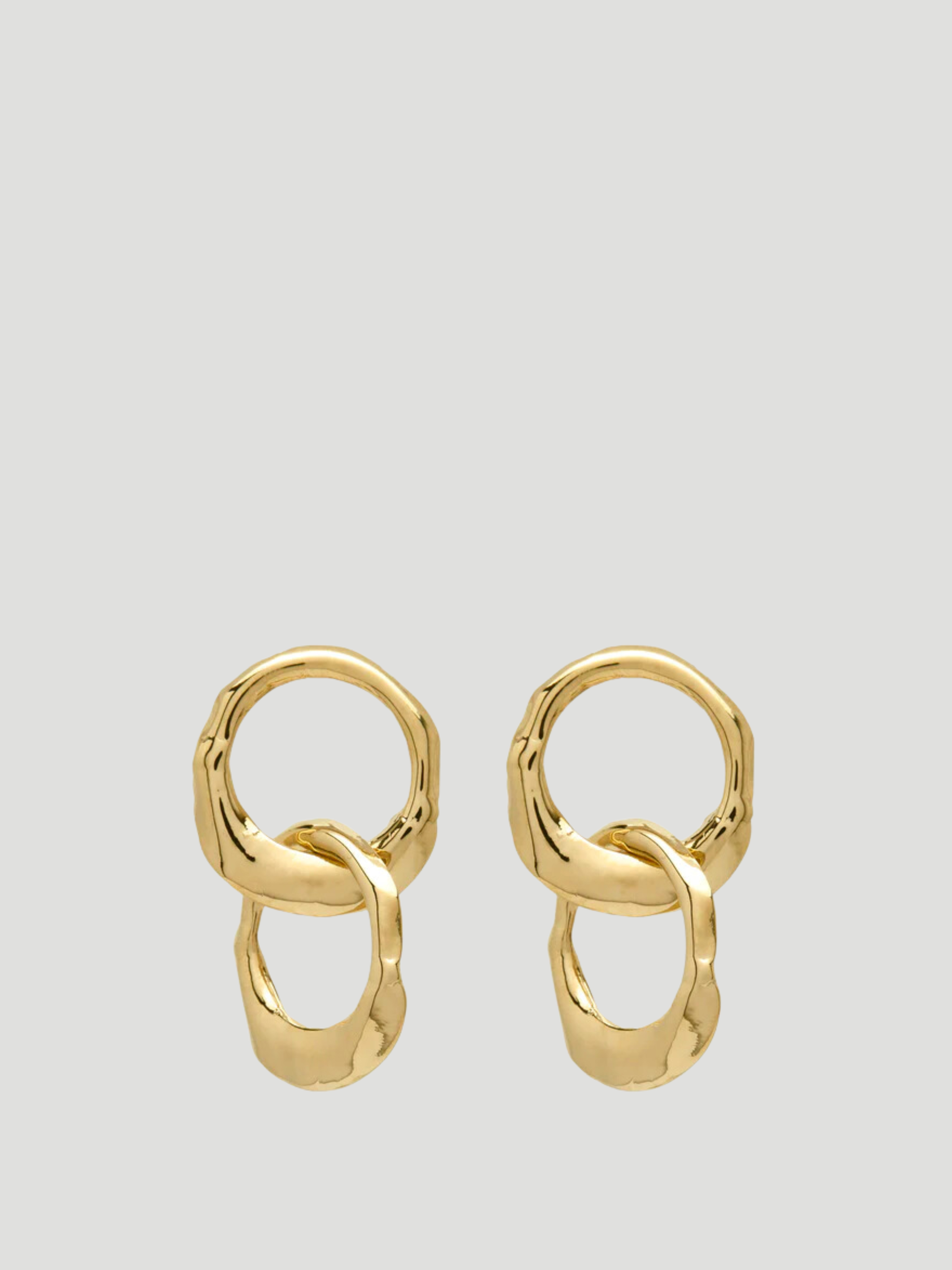 14k Yellow Gold Double ‘Oyster’ Earrings,Ali Grace Jewelry,- Fivestory New York