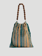 Gala Bag in Disco Stripe,Lizzie Fortunato Jewels,- Fivestory New York