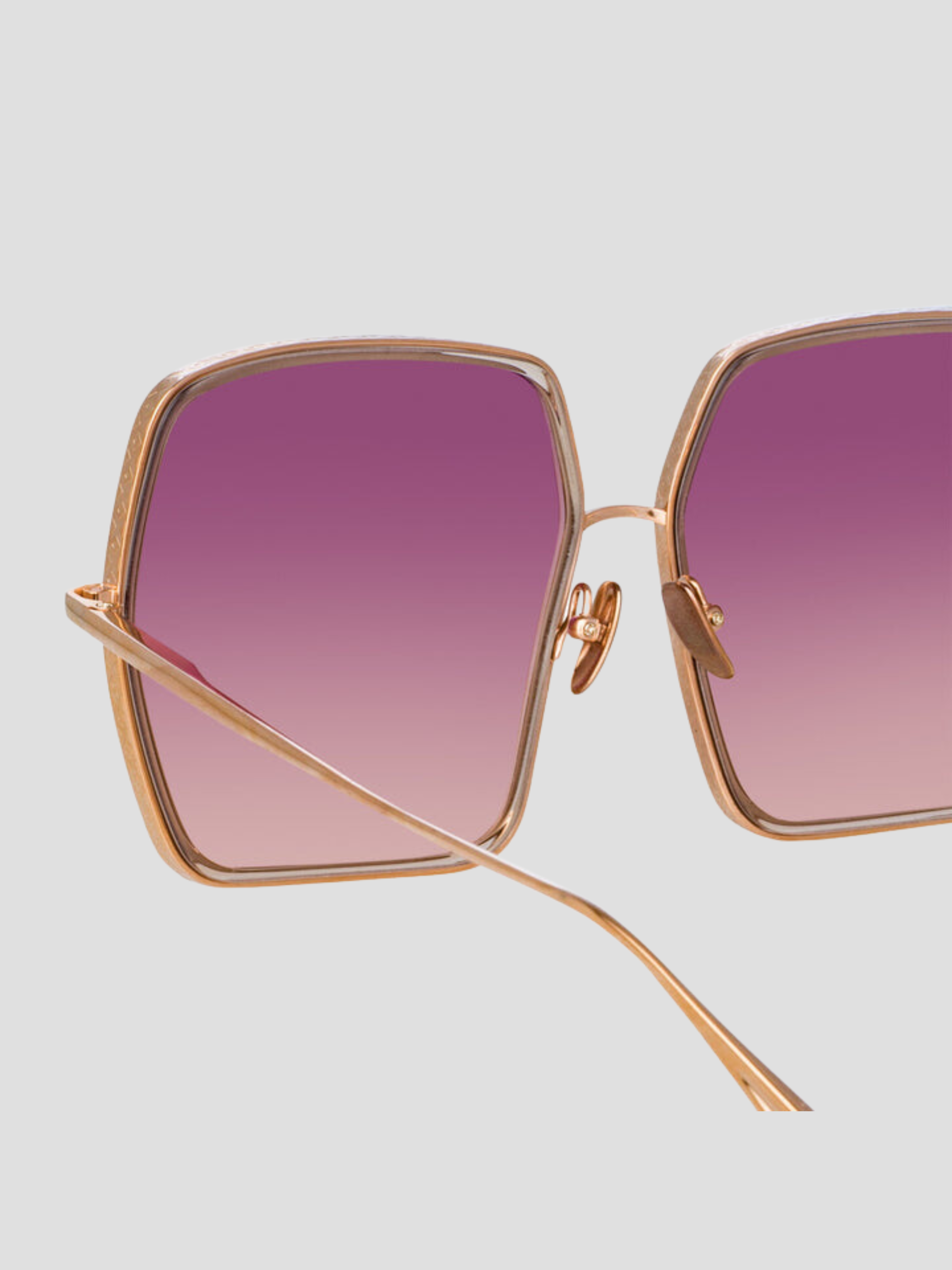 Oversized rose gold sunglasses hot sale