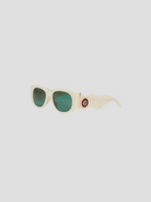 Memphis Wave Sunglasses in Cream,CASABLANCA,- Fivestory New York