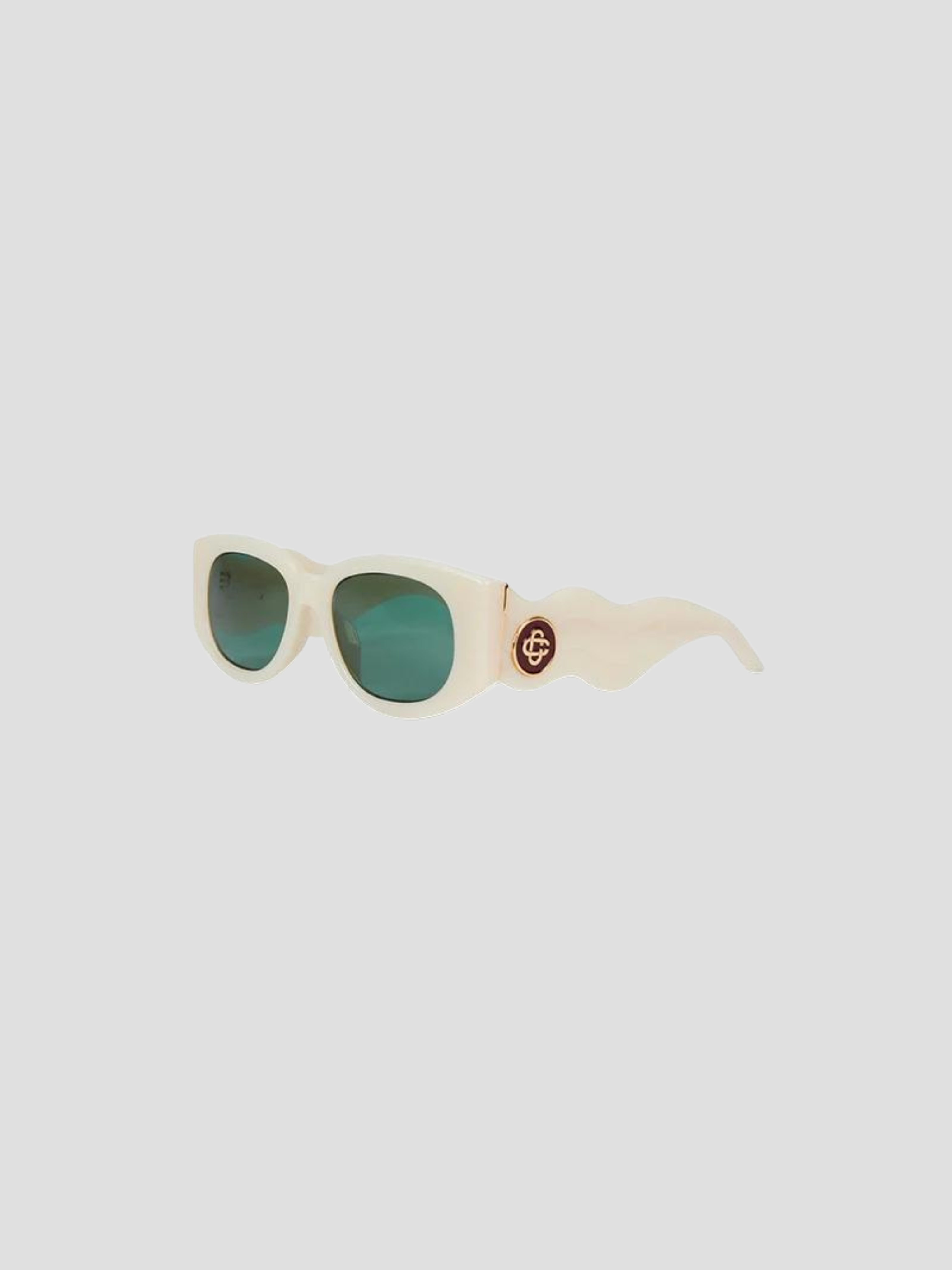 Memphis Wave Sunglasses in Cream,CASABLANCA,- Fivestory New York