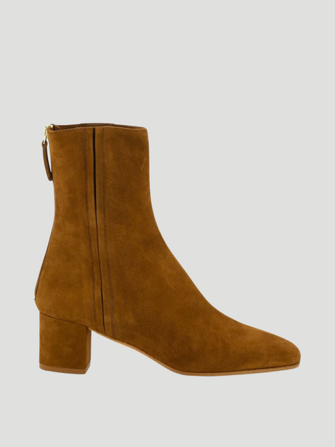 50mm Suede Groove Ankle Boot,Aquazzura,- Fivestory New York