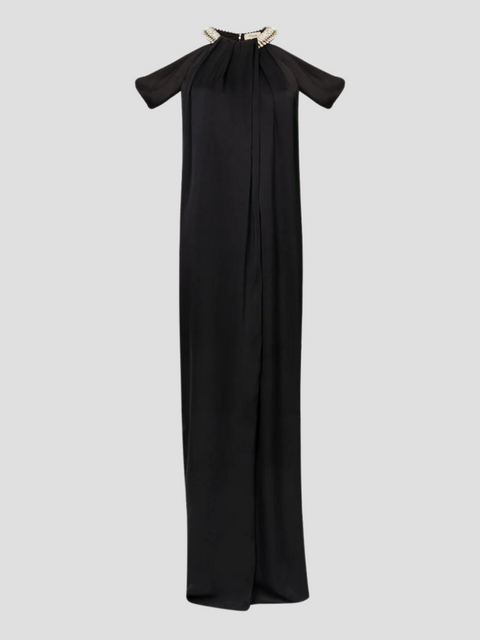 Adalina Halter Dress in Black