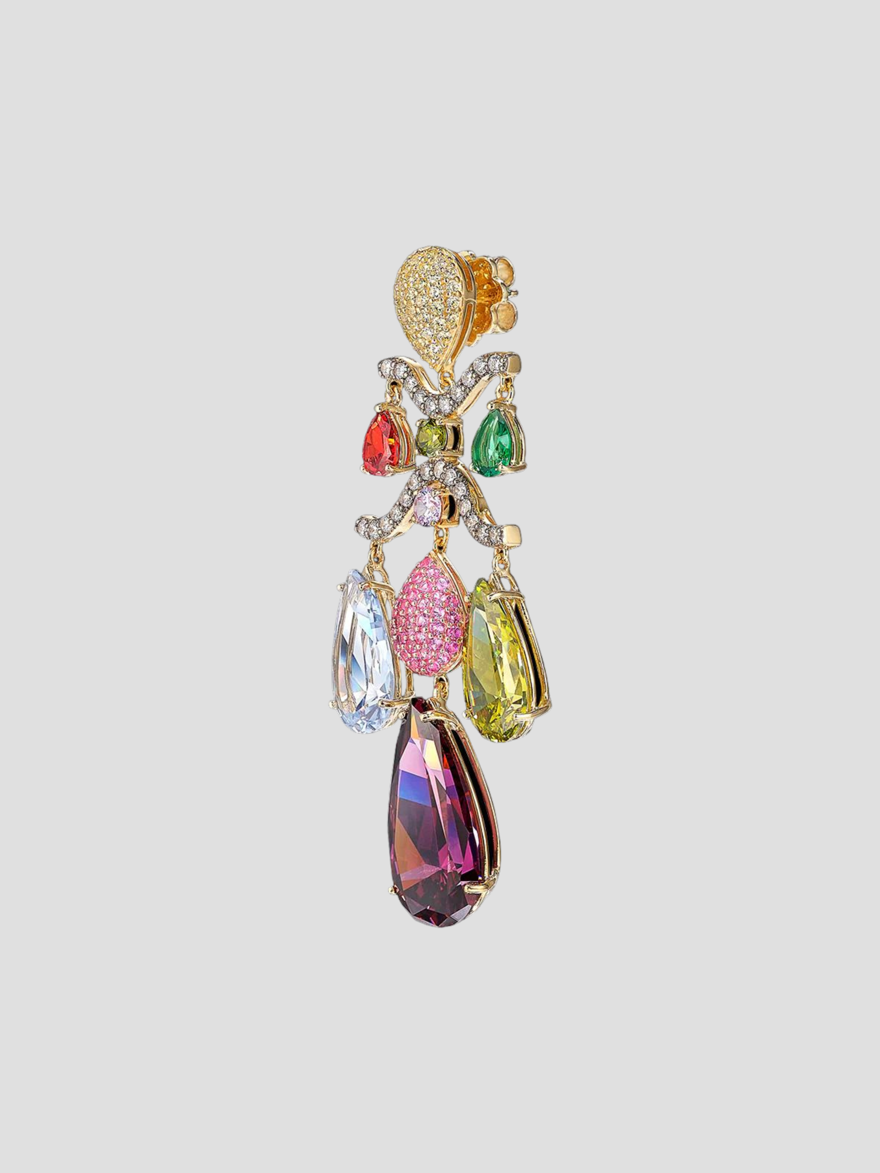 Tutti Frutti Chandelier Earrings,Anabela Chan,- Fivestory New York