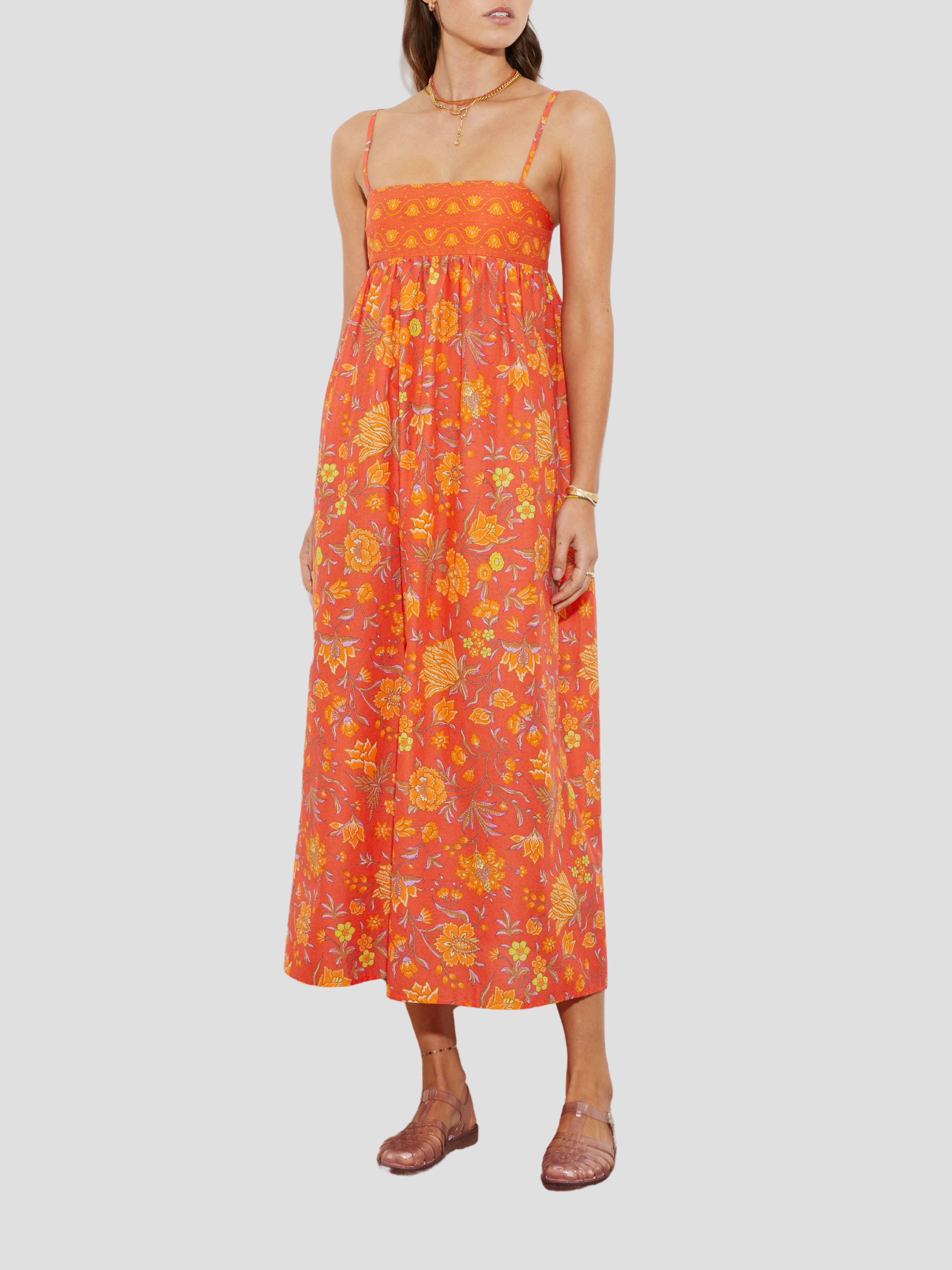 Alvita Strappy Bodice Maxi Dress,BOTEH,- Fivestory New York