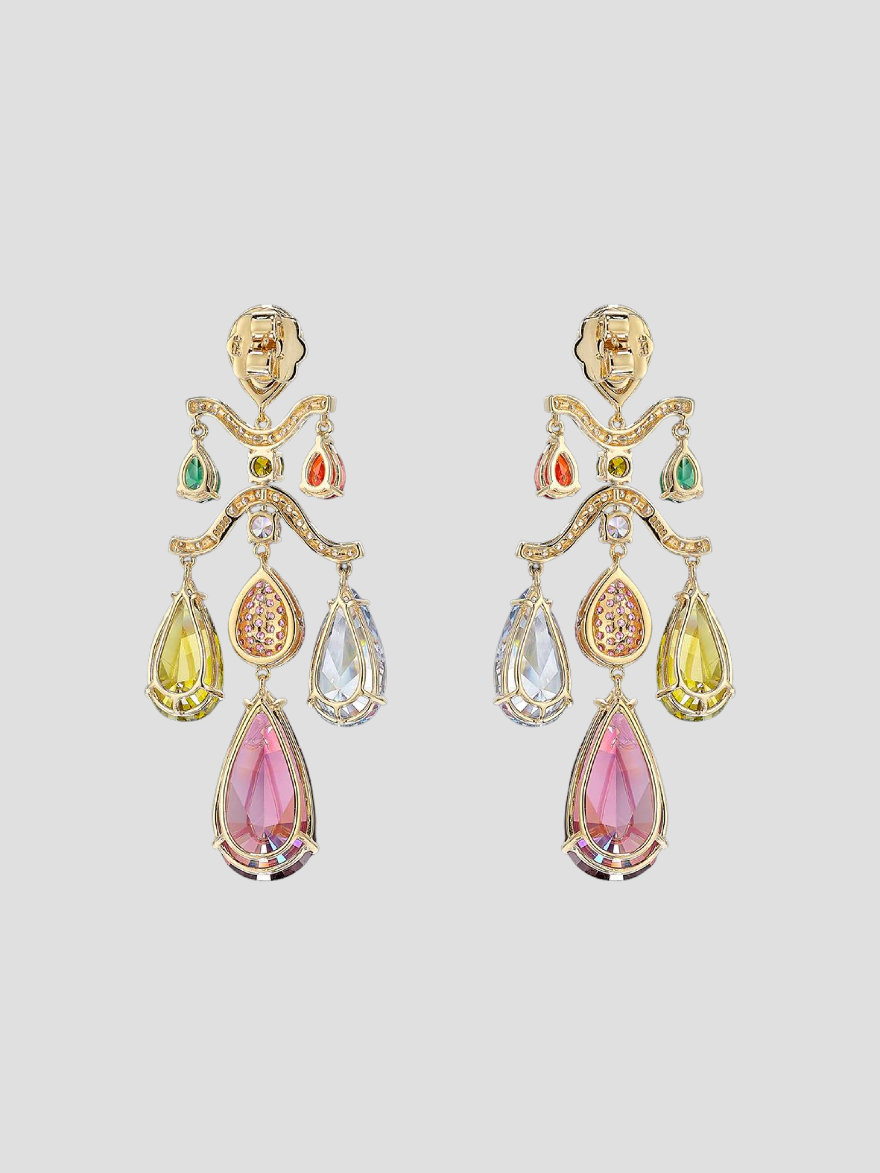 Tutti Frutti Chandelier Earrings,Anabela Chan,- Fivestory New York