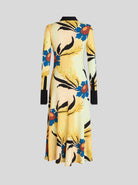 Floral Longsleeve Button-Front Dress,Etro,- Fivestory New York