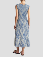 Cap Sleeve Printed Midi Knit Dress,ETRO,- Fivestory New York