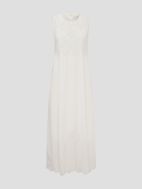 Vintage White Louisa Shift Midi Dress,POSSE,- Fivestory New York