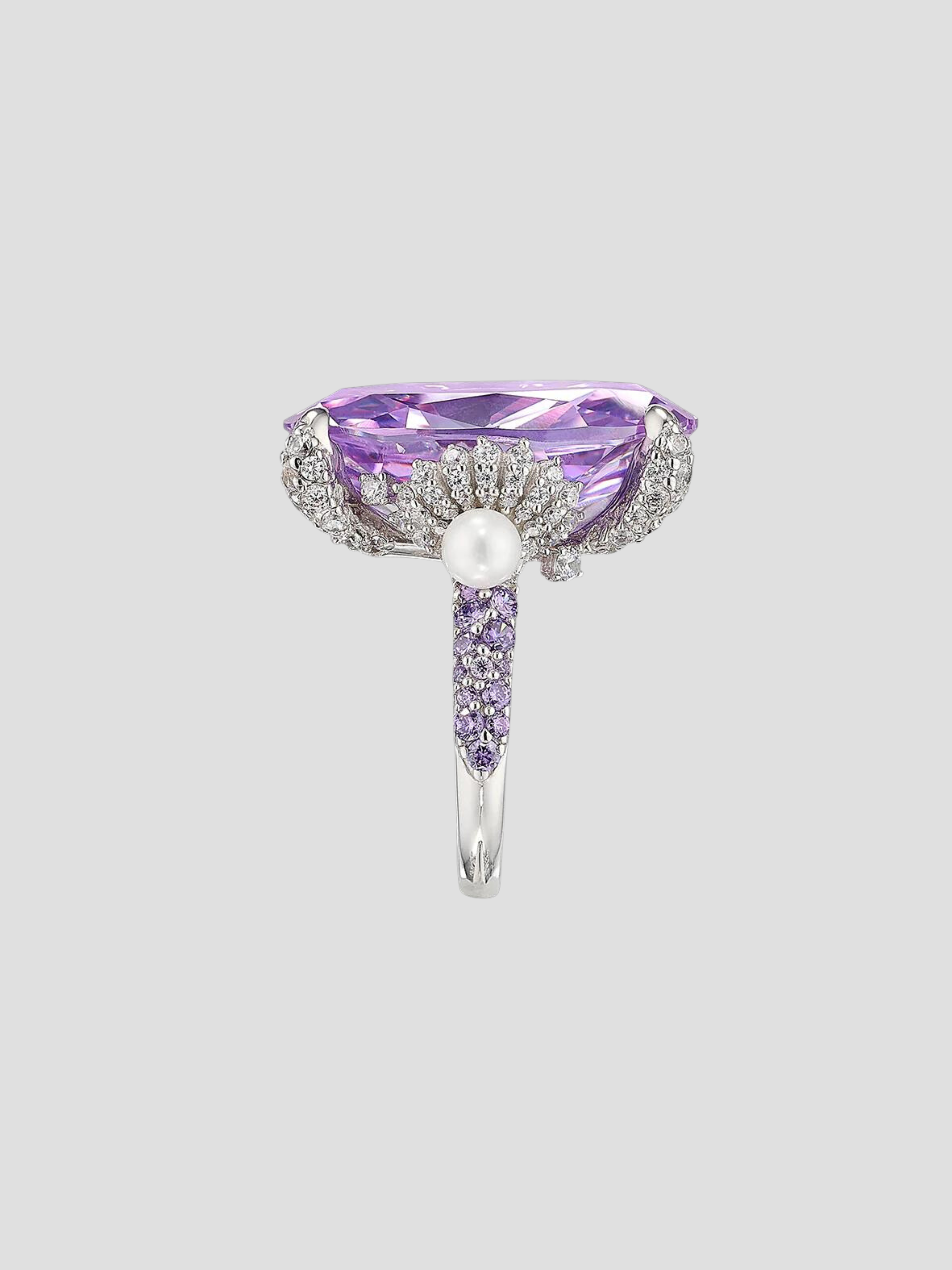 Lilac Mermaid Ring,Anabela Chan,- Fivestory New York