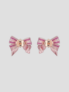 Rose Mini Bow Tie Earrings,Anabela Chan,- Fivestory New York