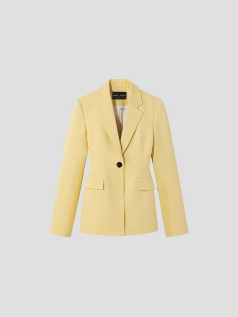 Viscose Suiting Jacket in Ecru,Proenza Schouler,- Fivestory New York