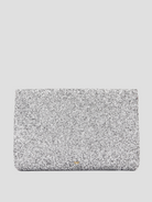 Silver Valorie Clutch in Glitter,Anya Hindmarch,- Fivestory New York