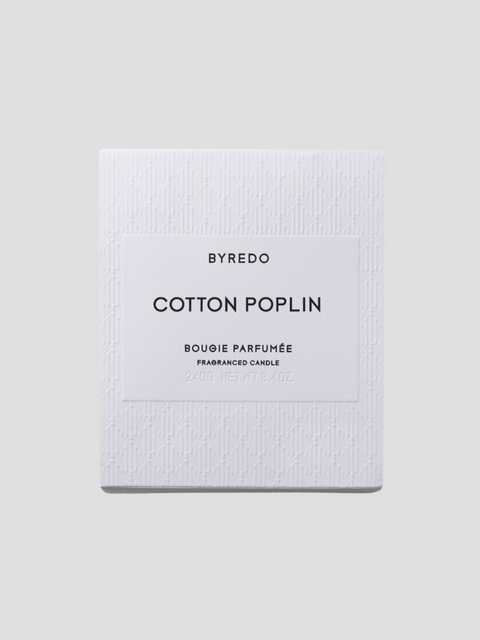 Cotton Poplin 240g Candle,Byredo,- Fivestory New York