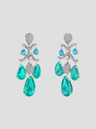 White Gold Paraiba Chandelier Earrings,Anabela Chan,- Fivestory New York