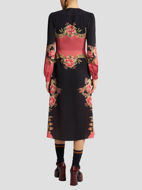 Floral Printed Midi Dress,ETRO,- Fivestory New York