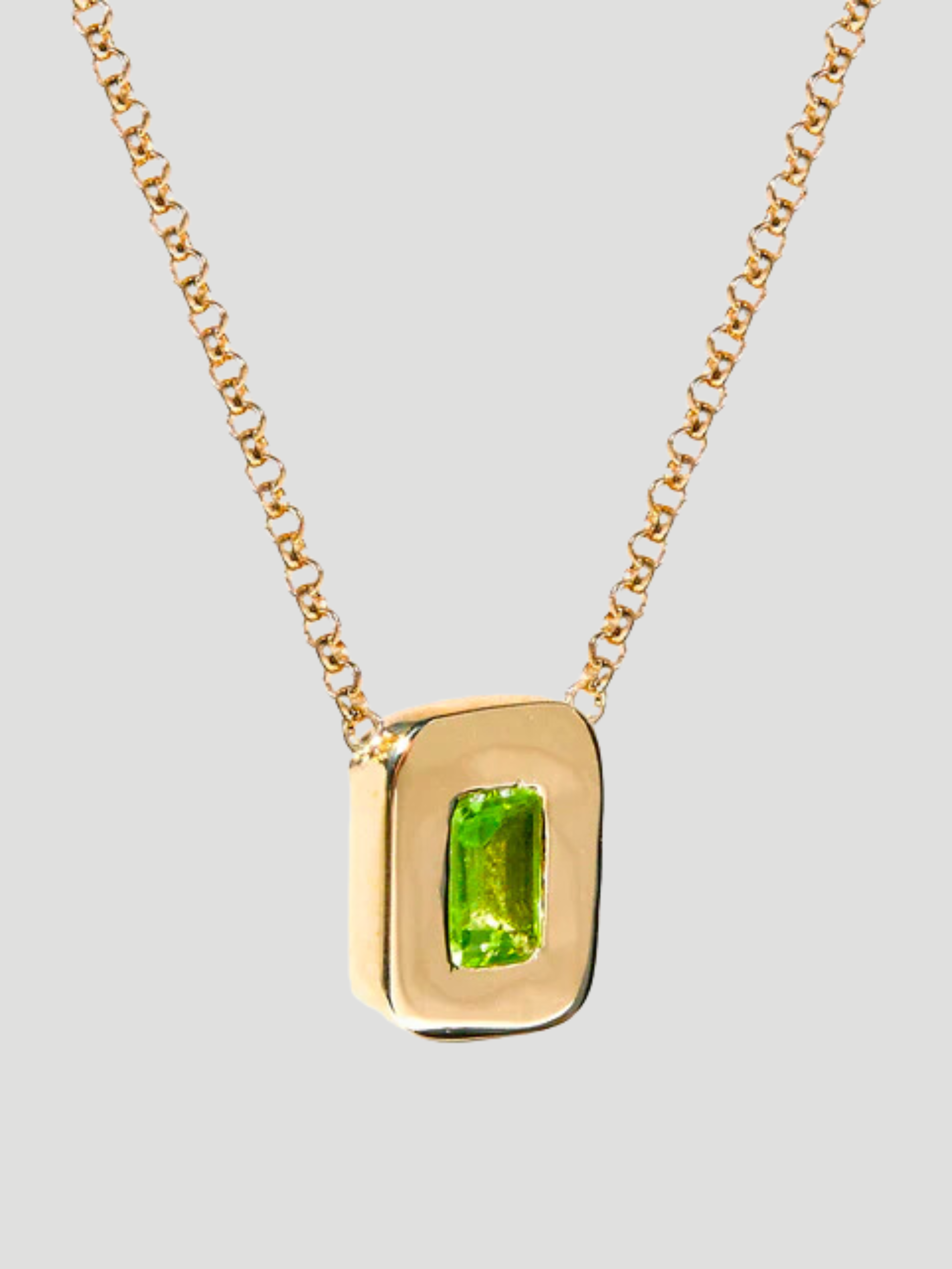 Yellow Gold Peridot Nugget Necklace,Ali Grace Jewelry,- Fivestory New York