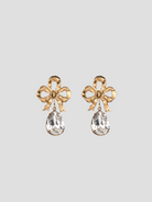 Eloise Crystal Gold Plated Bow Stud Earrings,JENNIFER BEHR,- Fivestory New York