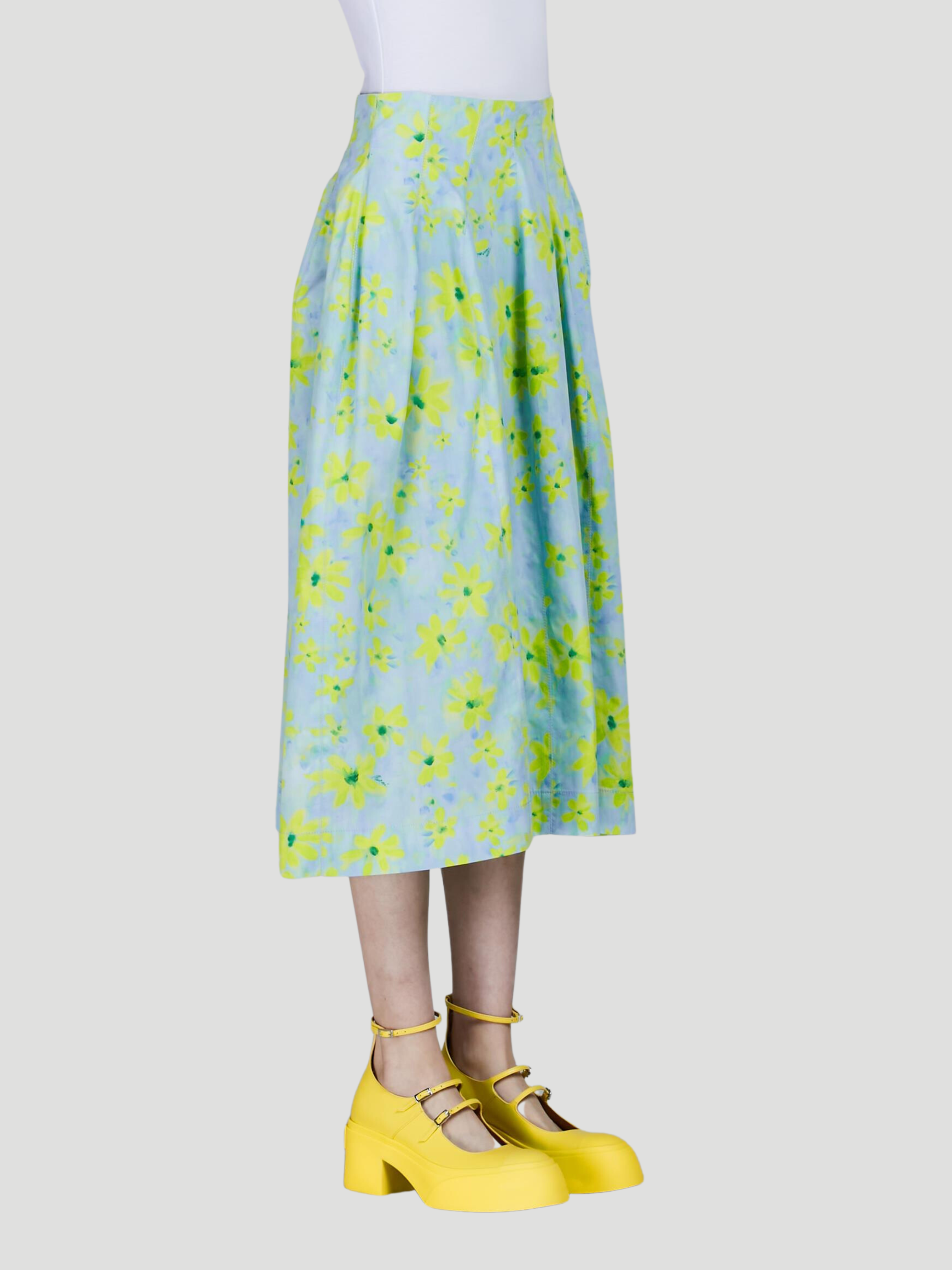 Floral A-Line Midi Skirt,MARNI,- Fivestory New York