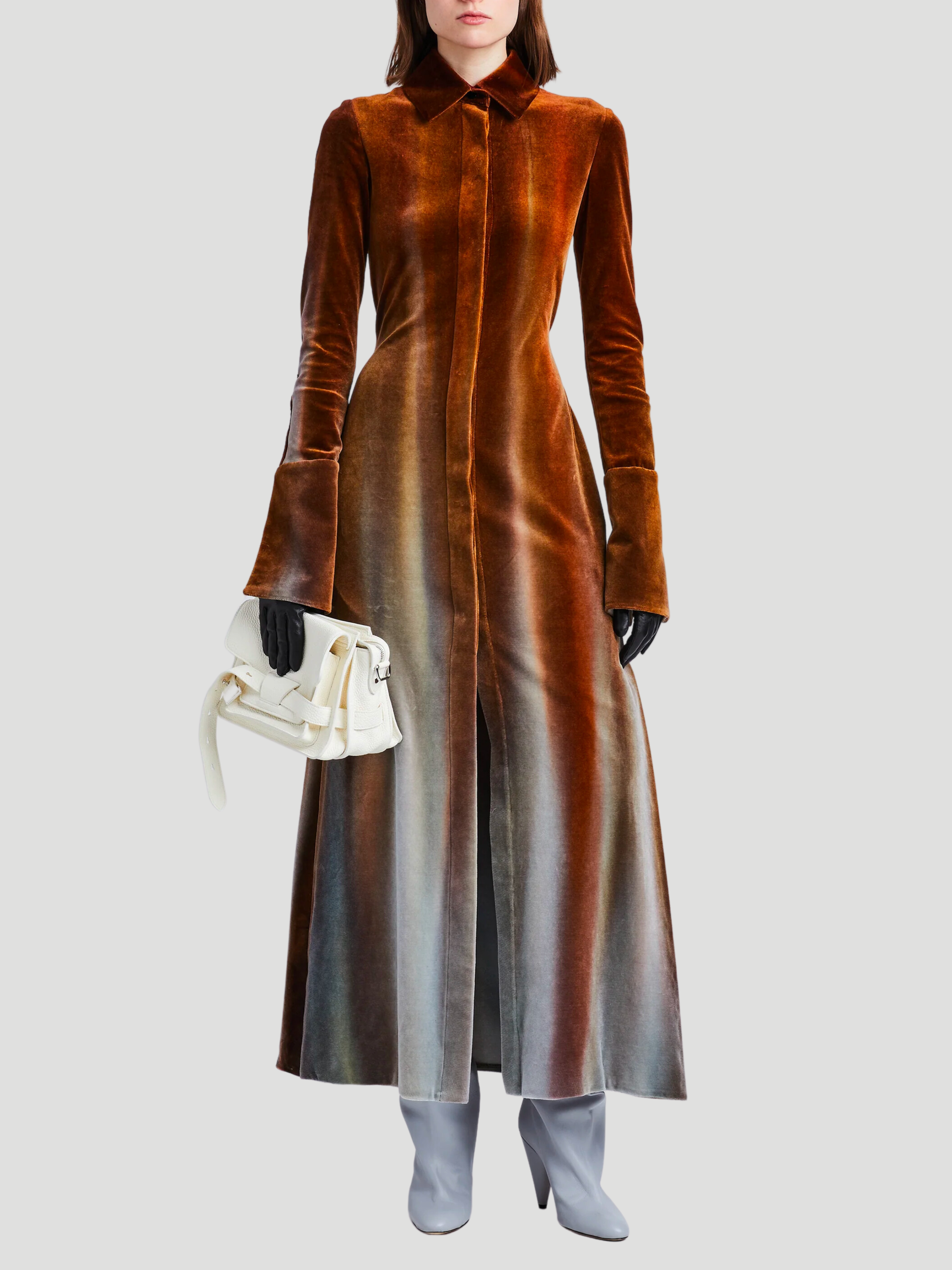 Velvet sales coat dress
