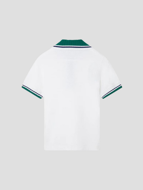 Pique Polo Shirt,CASABLANCA,- Fivestory New York