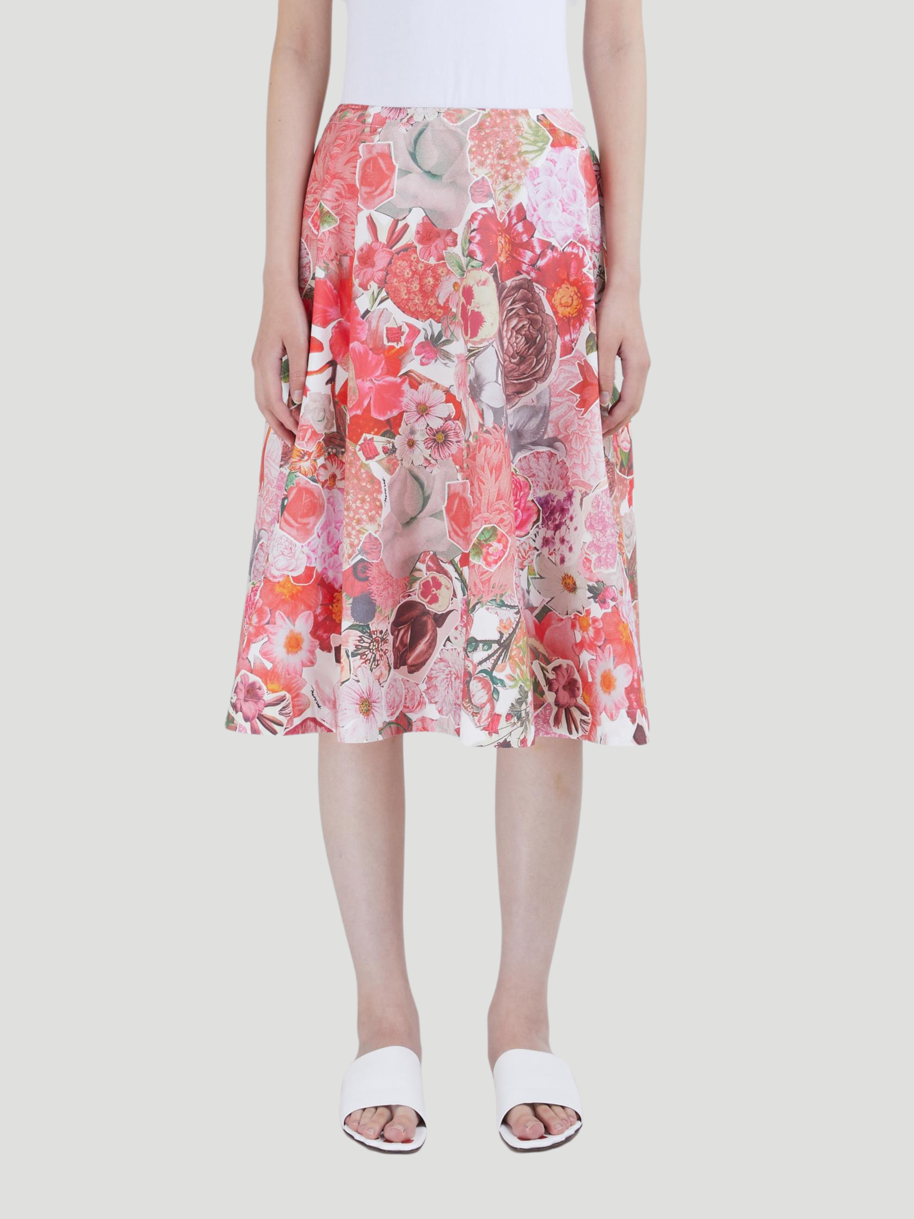 Floral Printed Midi Skirt,Marni,- Fivestory New York