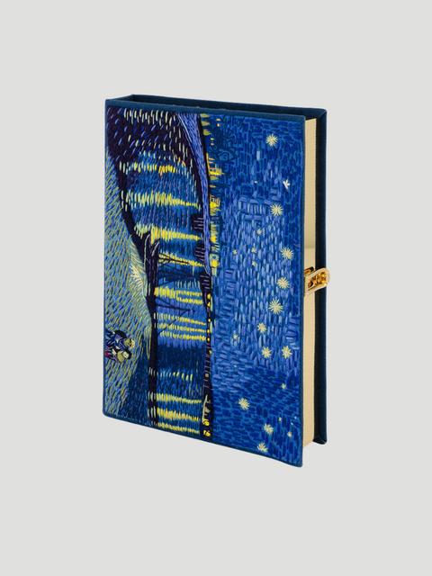 Starry Night Van Gogh Book Clutch,Olympia Le Tan,- Fivestory New York