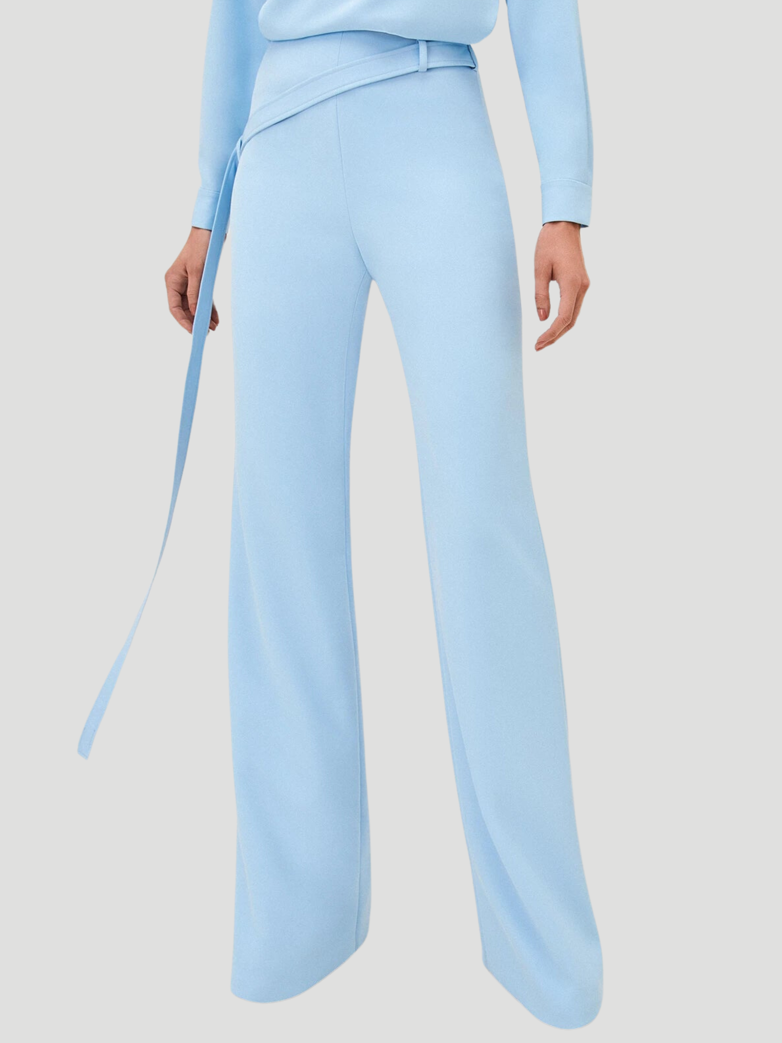 Roks Straight Belted Pant,Alexis,- Fivestory New York