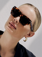 Tortoise Heather Panthera Sunglasses,Feroce Eyewear,- Fivestory New York