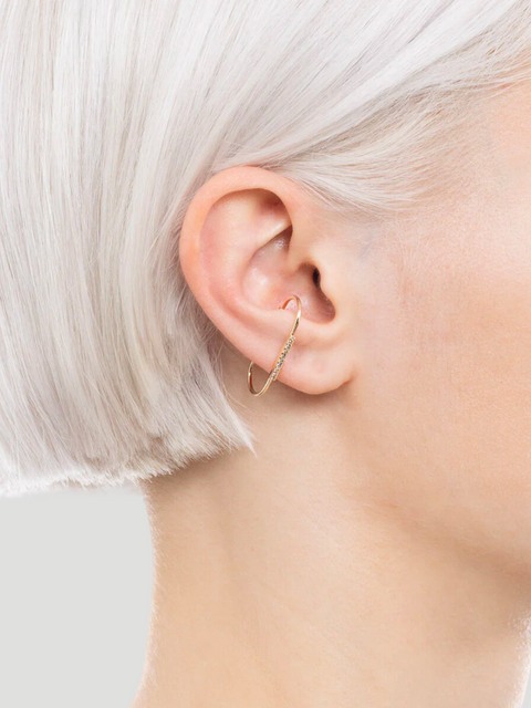 Miro Diamond Ear Cuff,Hirotaka,- Fivestory New York