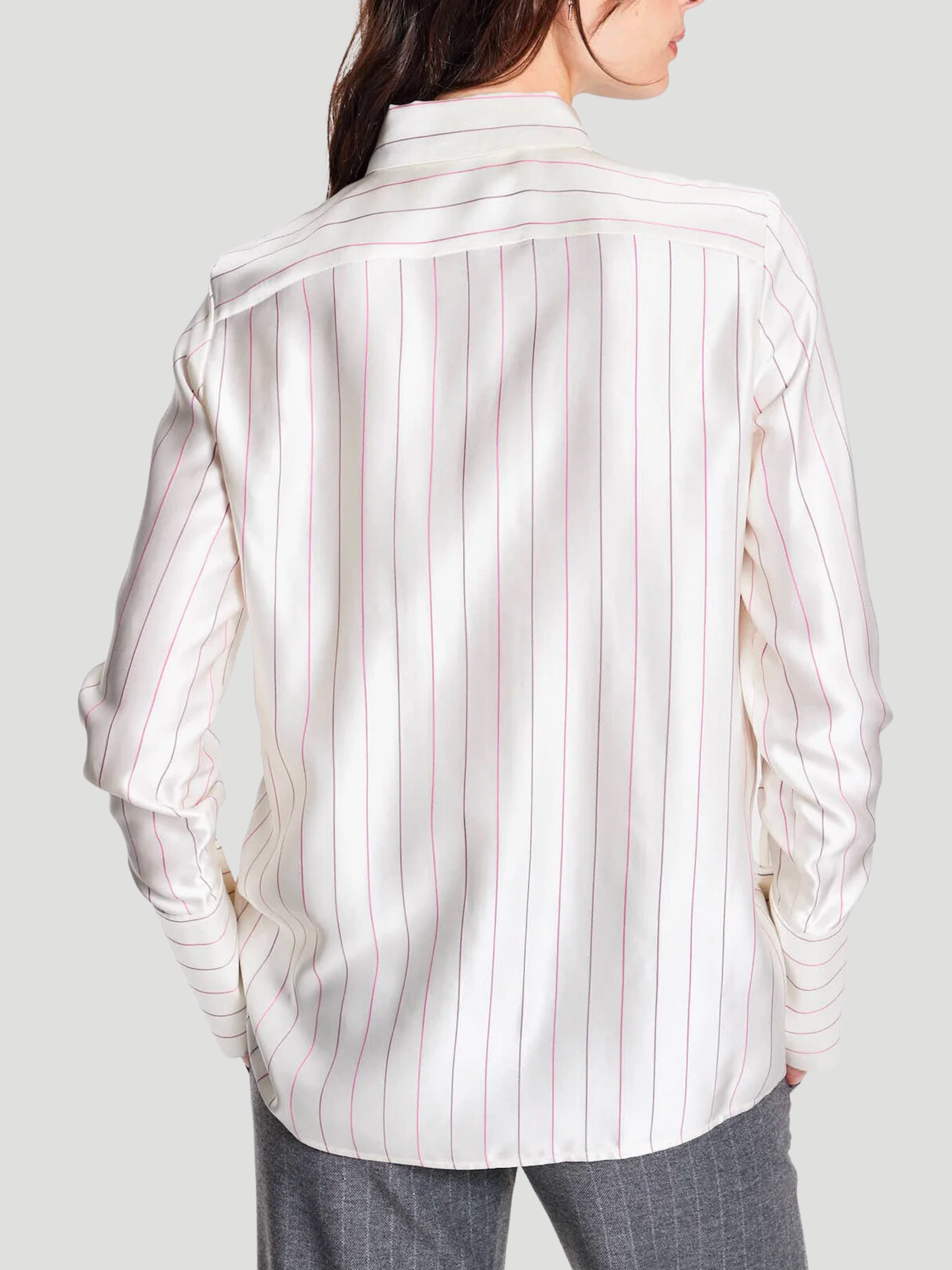 Rose Rayure Regine Shirt,DMN,- Fivestory New York