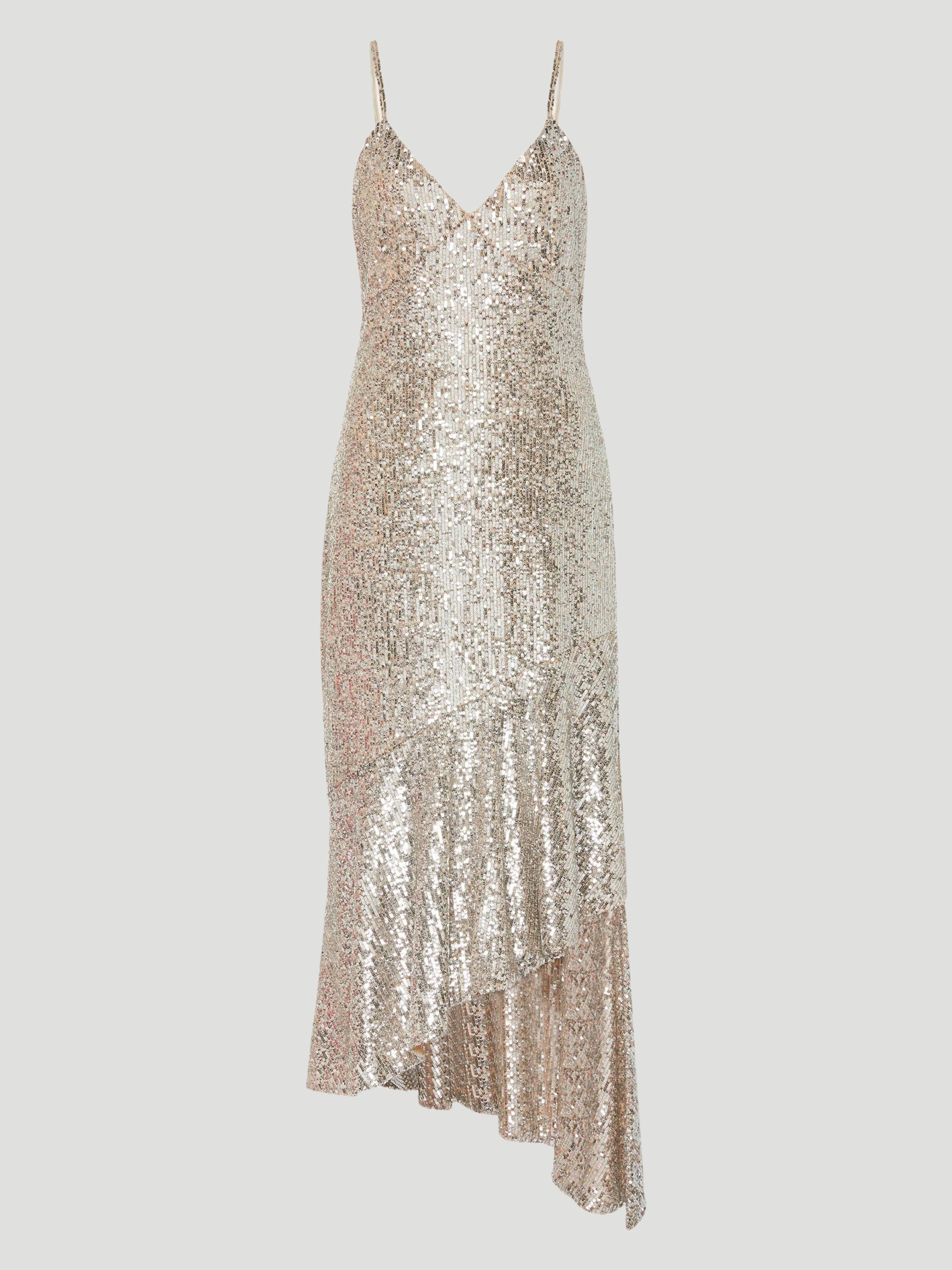 Asymmetric Sequined Tulle Midi Dress,Semsem,- Fivestory New York